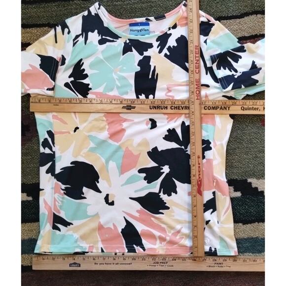 Hang Ten NEW Sun Protection Womens L UPF 50+ Long Sleeve Shirt Quick Dry Pocket - Picture 7 of 16